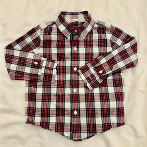 Janie and Jack Plaid Button Down Shirt - 2T